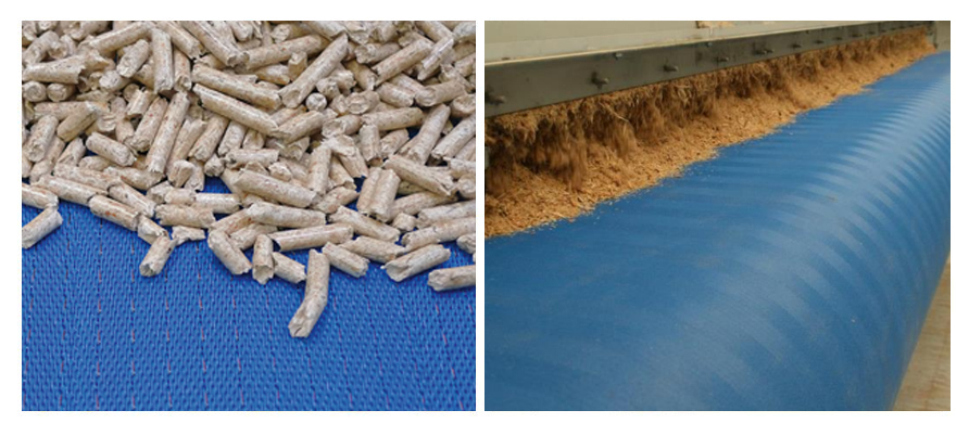 Antistatic Mesh Belts for Wood and Biomass Drying